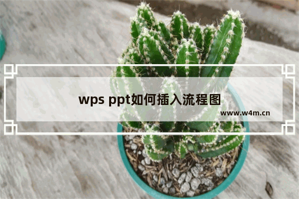 wps ppt如何插入流程图