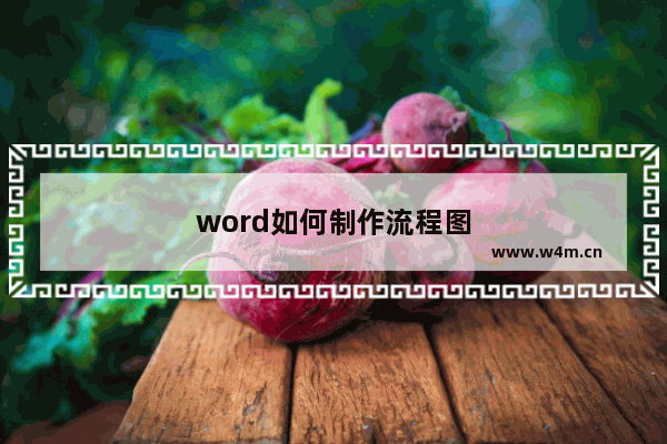 word如何制作流程图