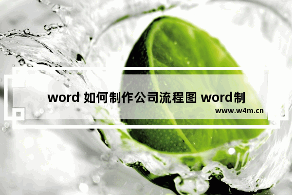 word 如何制作公司流程图 word制作公司流程图动画教程