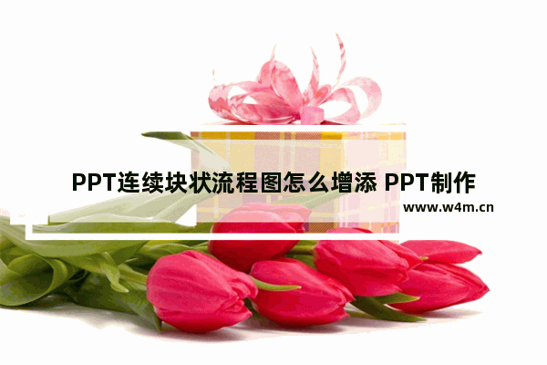 PPT连续块状流程图怎么增添 PPT制作连续块状流程图教程