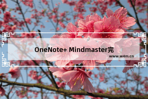 OneNote+ Mindmaster完美搭配使用图解详细教程