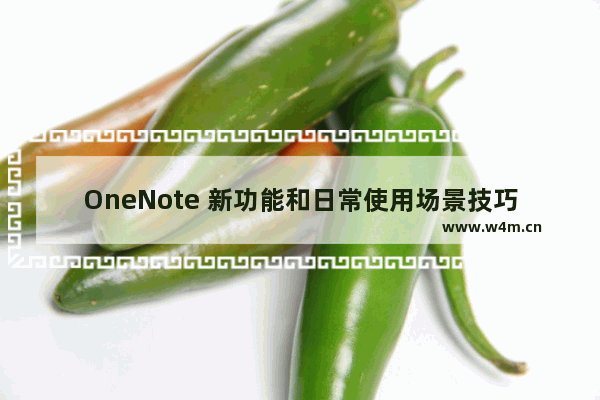 OneNote 新功能和日常使用场景技巧