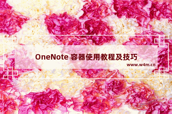 OneNote 容器使用教程及技巧