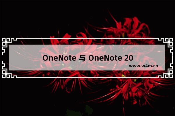 OneNote 与 OneNote 2016 有什么区别？