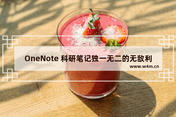 OneNote 科研笔记独一无二的无敌利器