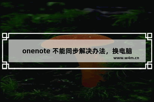 onenote 不能同步解决办法，换电脑也不能同步