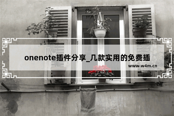 onenote插件分享_几款实用的免费插件概览