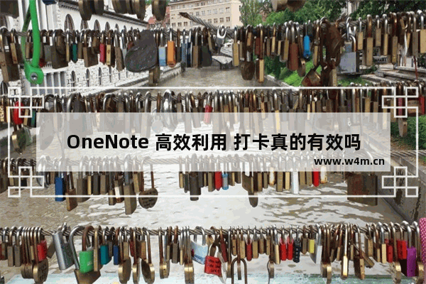 OneNote 高效利用 打卡真的有效吗？