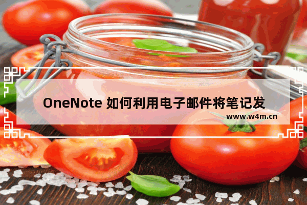 OneNote 如何利用电子邮件将笔记发送给自己