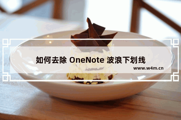 如何去除 OneNote 波浪下划线