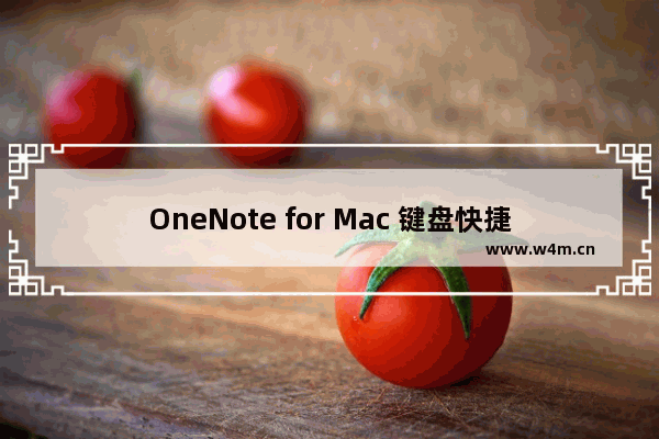 OneNote for Mac 键盘快捷方式