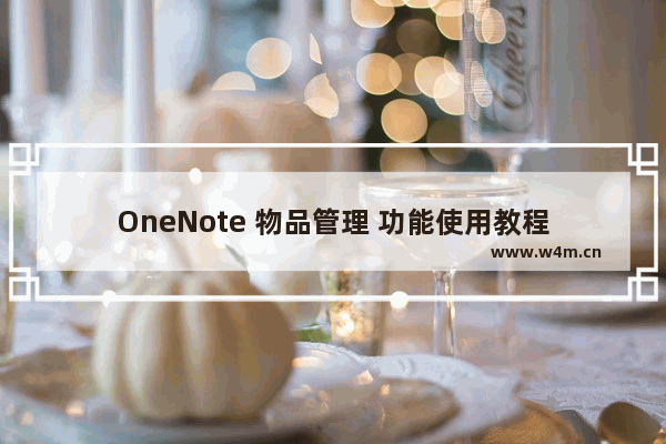 OneNote 物品管理 功能使用教程