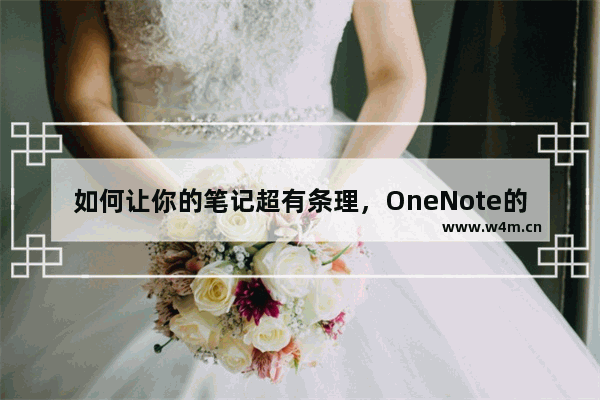 如何让你的笔记超有条理，OneNote的这4个技巧一定用得上