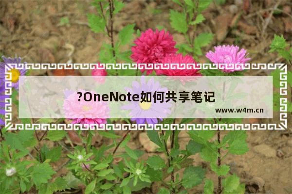 ?OneNote如何共享笔记