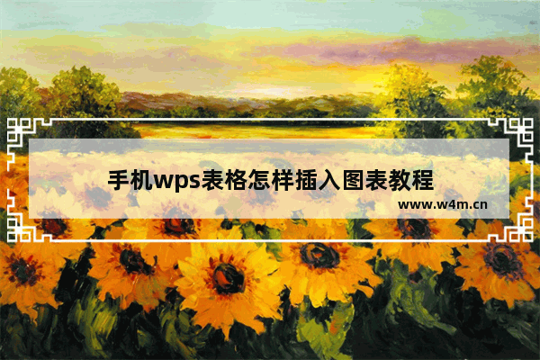 手机wps表格怎样插入图表教程