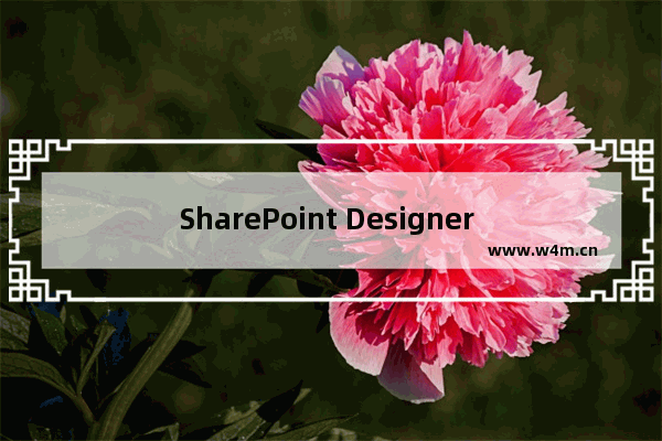 SharePoint Designer 自定义操作菜单