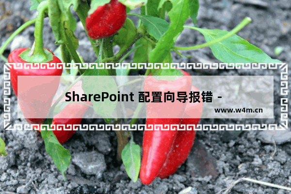 SharePoint 配置向导报错 - The 'ListInternal' attribute is not allowed