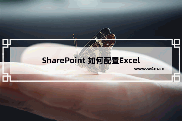 SharePoint 如何配置Excel Services