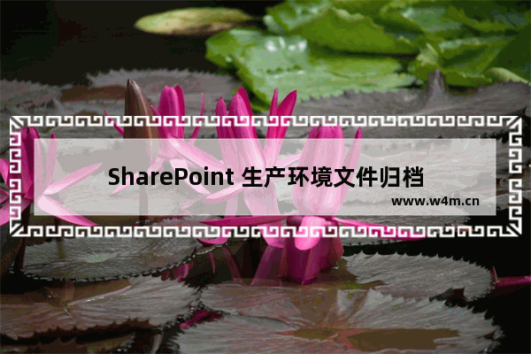 SharePoint 生产环境文件归档