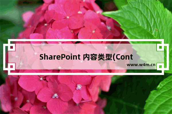 SharePoint 内容类型(Content Type)