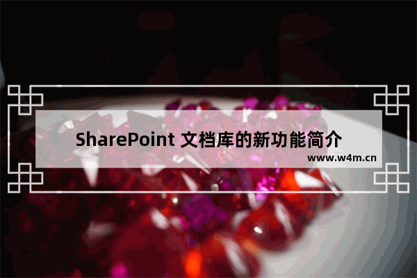 SharePoint 文档库的新功能简介