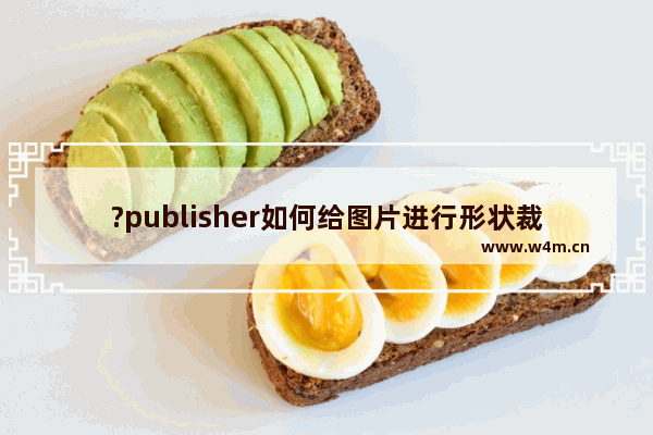 ?publisher如何给图片进行形状裁剪