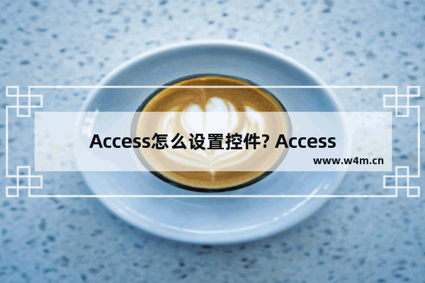 Access怎么设置控件? Access窗体控件的设计方法