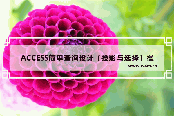 ACCESS简单查询设计（投影与选择）操作要求：知识要点：知识点说明：1、查询设计视图及工具栏。2、创建“教师工作时间－姓名－职称查询”。3、创建“数学系－计算机系