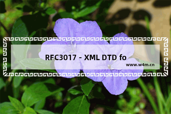 RFC3017 - XML DTD for Roaming Access Phone Book