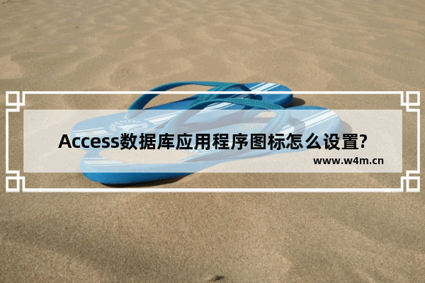 Access数据库应用程序图标怎么设置?