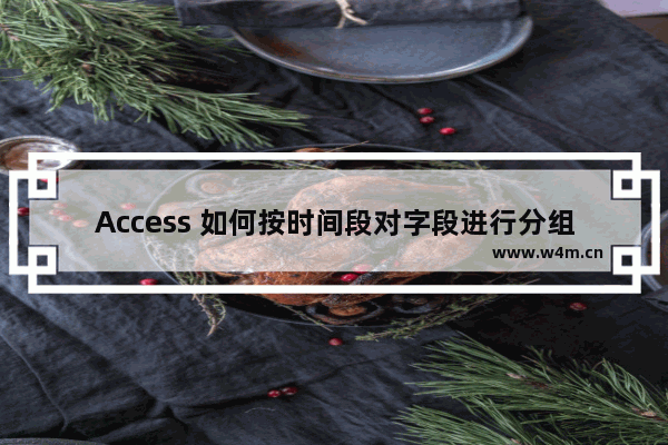 Access 如何按时间段对字段进行分组