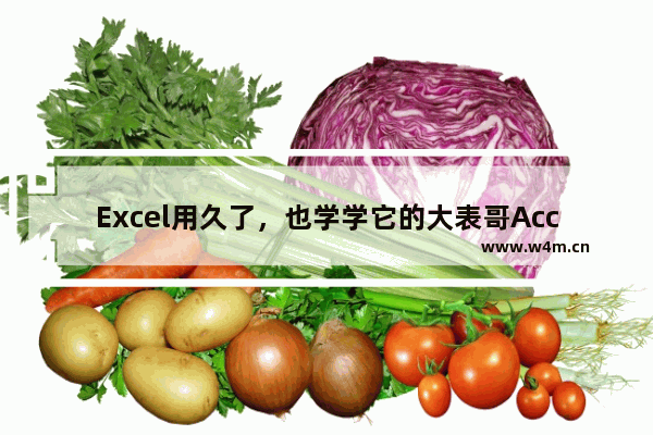 Excel用久了，也学学它的大表哥Access数据库吧