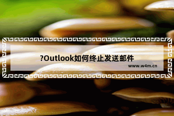 ?Outlook如何终止发送邮件