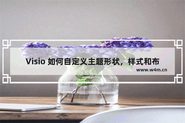 Visio 如何自定义主题形状，样式和布局