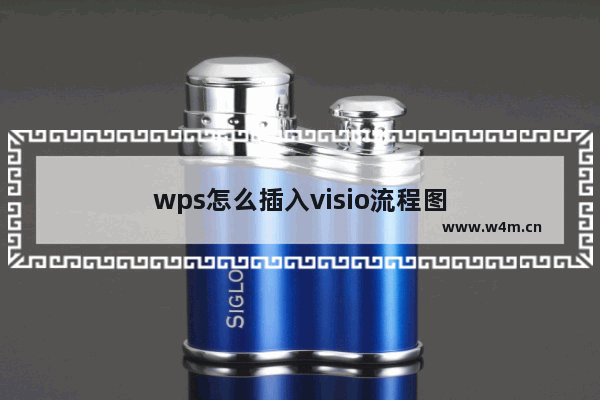 wps怎么插入visio流程图