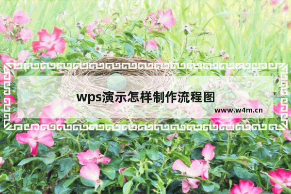 wps演示怎样制作流程图