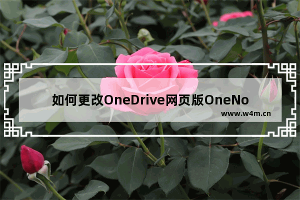 如何更改OneDrive网页版OneNote笔记使用桌面应用打开时的默认应用