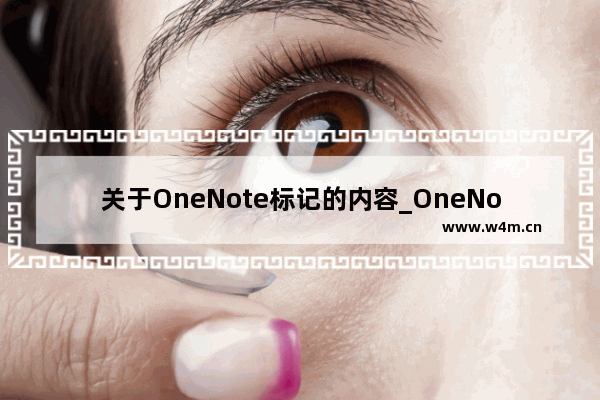 关于OneNote标记的内容_OneNote实用技能—说说标记