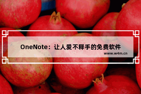 OneNote：让人爱不释手的免费软件