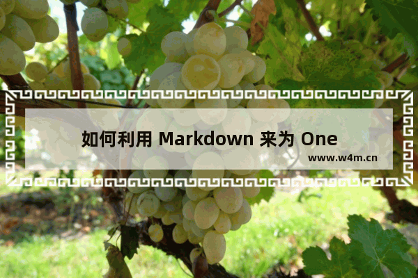 如何利用 Markdown 来为 OneNote 插入勾选框