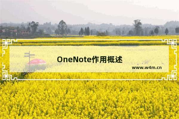 OneNote作用概述