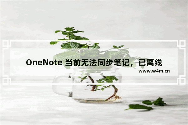 OneNote 当前无法同步笔记，已离线保存（错误）。错误代码0xE0001462bukxq19999