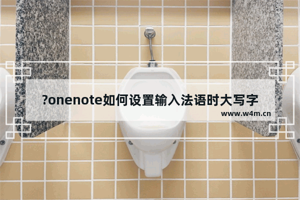 ?onenote如何设置输入法语时大写字母带重音符号