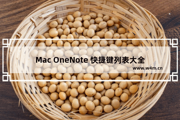 Mac OneNote 快捷键列表大全