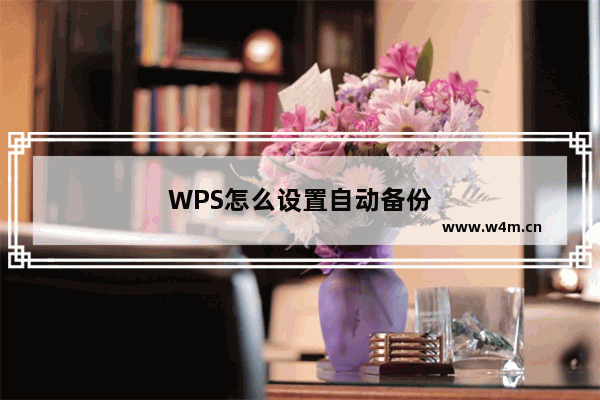 WPS怎么设置自动备份