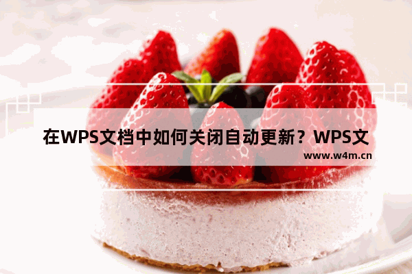 在WPS文档中如何关闭自动更新？WPS文档关闭自动更新的方法教程