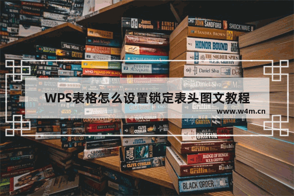 WPS表格怎么设置锁定表头图文教程