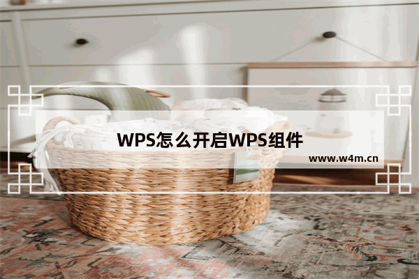 WPS怎么开启WPS组件