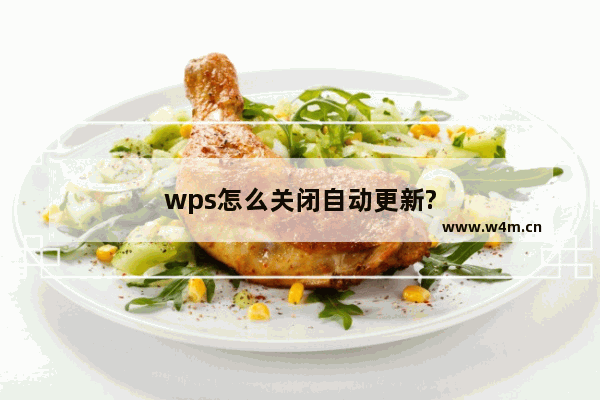 wps怎么关闭自动更新?