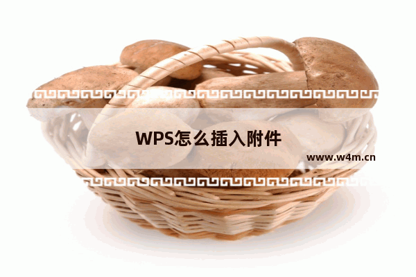 WPS怎么插入附件